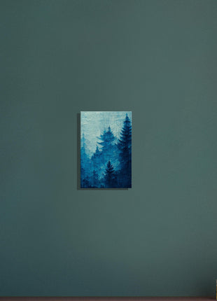 Blue forest poster