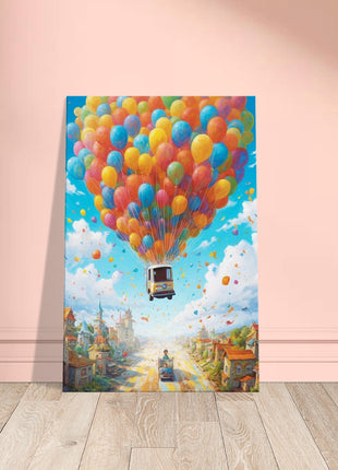 Balloon ride kids poster