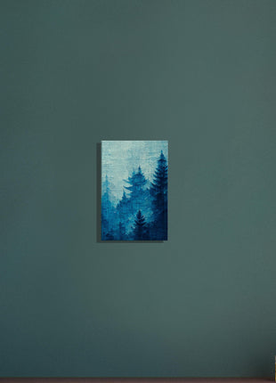 Blue forest poster