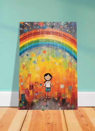 Regenboog kinderposter