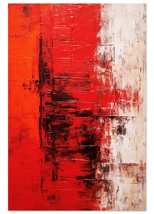 Red abstract poster