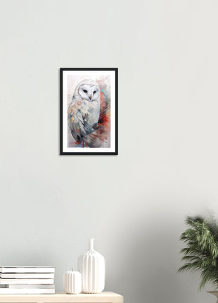 White owl poster