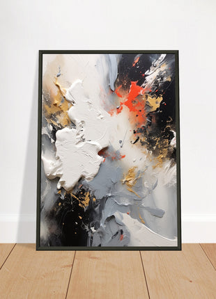 Abstracte verf splash poster