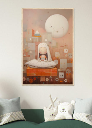 Little sleepyhead - kids room poster