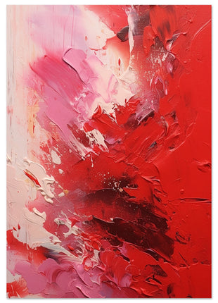 Red abstract poster