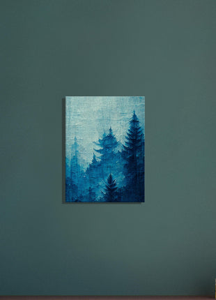 Blue forest poster