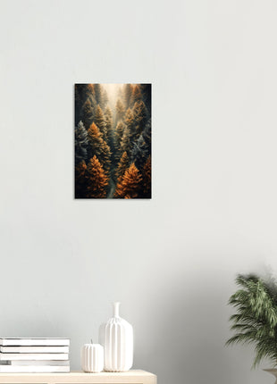 Fall woods  poster