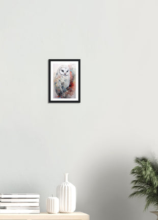 White owl poster