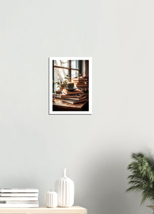 Cozy kitchen coffee poster