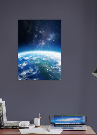 Earth from space poster