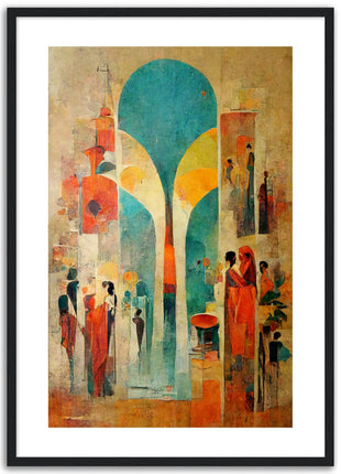 Abstract Boho Poster