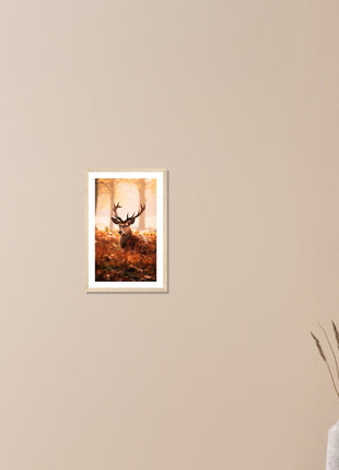 Deer In Fall Wood Poster