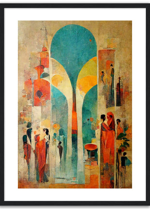 Abstract Boho Poster