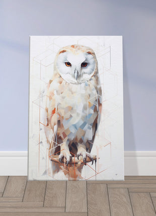 Geomagical Owl Poster : A Captivating Blend of Geometry and Nature