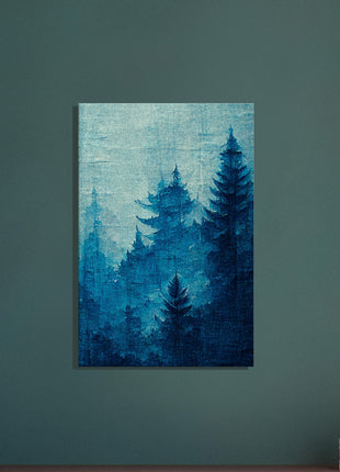 Blue forest poster