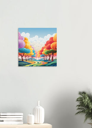 Rainbow land poster