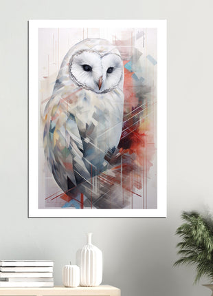 White owl poster