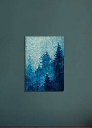 Blue forest poster