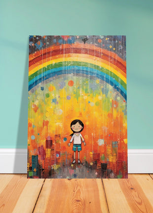 Regenboog kinderposter