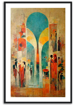 Abstract Boho Poster