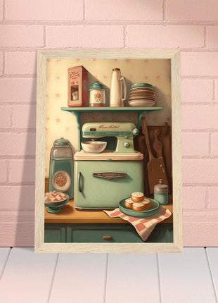 Vintage kitchen poster