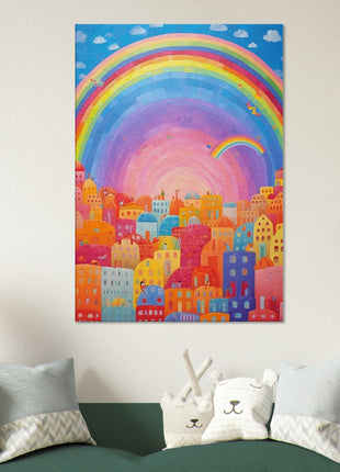 Rainbow city poster