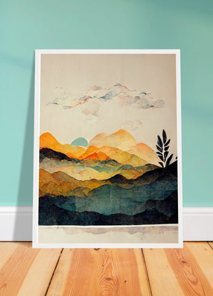 Abstract Landscape Poster