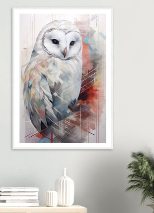 White owl poster