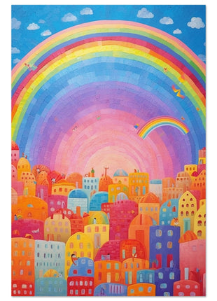 Rainbow city poster