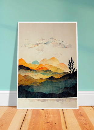 Abstract Landscape Poster