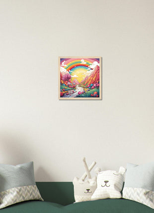 Rainbow candyland poster