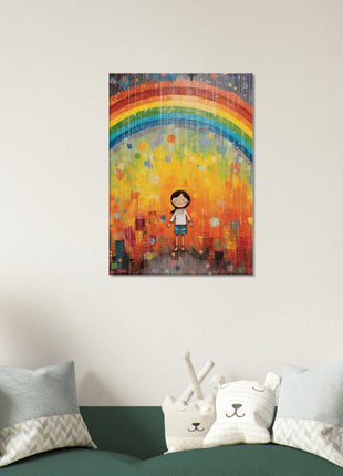 Regenboog kinderposter