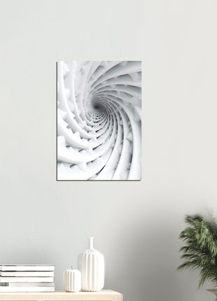 Spiral tunnel modern poster