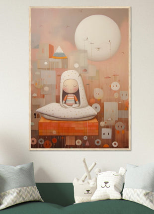 Little sleepyhead - kids room poster