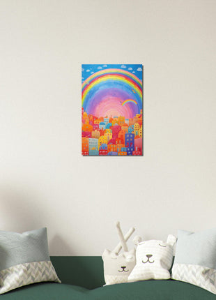 Rainbow city poster