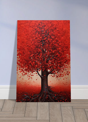 Red tree poster