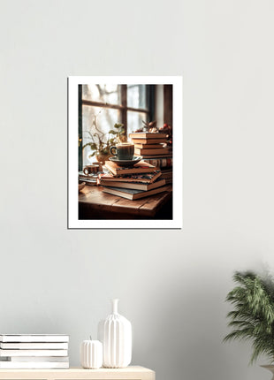 Cozy kitchen coffee poster