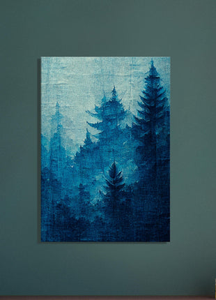 Blue forest poster