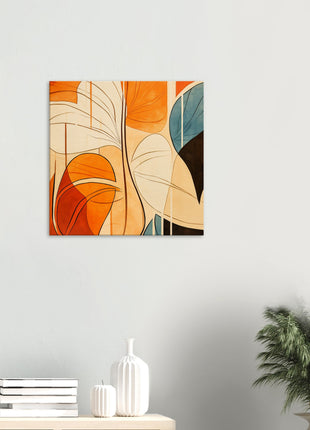 Abstract fall leaves - Fall poster