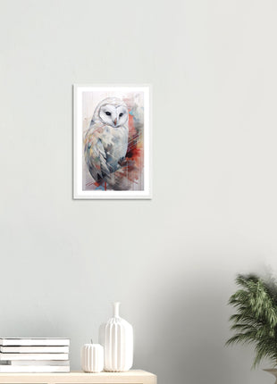 White owl poster