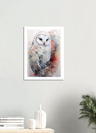 White owl poster