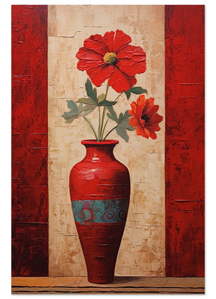 Gorgeous red flowers poster