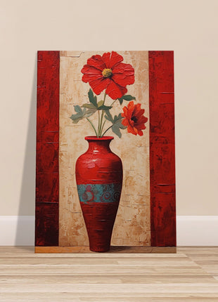 Gorgeous red flowers poster