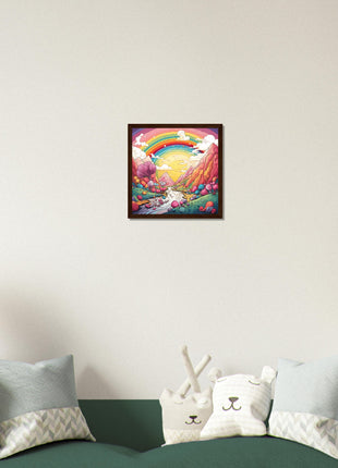 Rainbow candyland poster