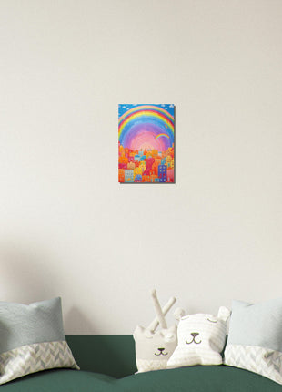 Rainbow city poster