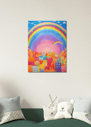 Rainbow city poster