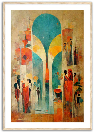 Abstract Boho Poster