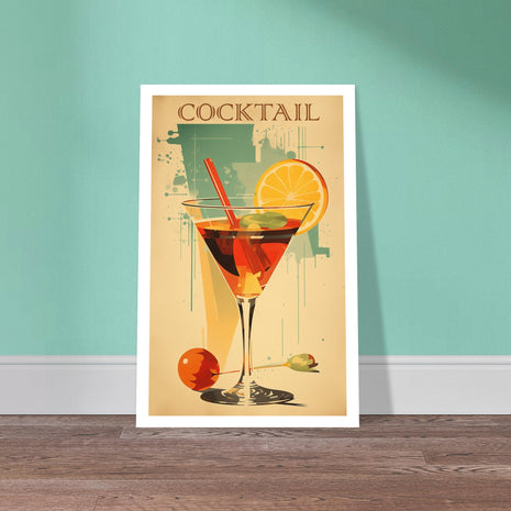 Cocktail vintage poster