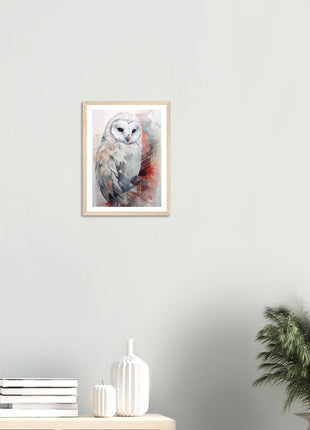 White owl poster