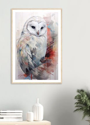 White owl poster